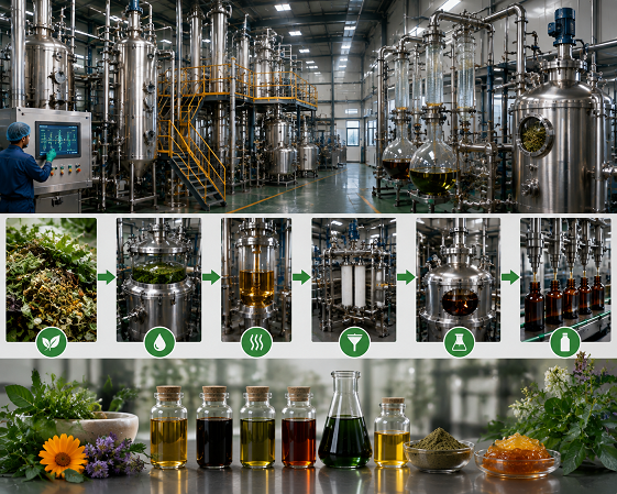 Herbal & Solvent Extraction Plants